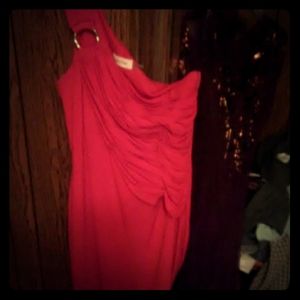 Calvin Kline One Shoulder Dress